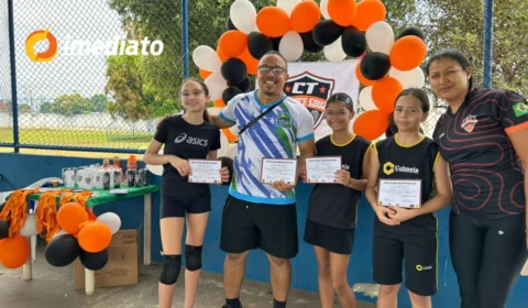 Primeiro Mini Festival de Voleibol do CT Wallace reúne crianças e adolescentes em Boa Vista