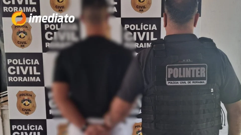 Polícia Civil cumpre mandado de prisão de homem por quebra de medida protetiva em Boa Vista