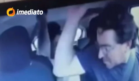 CENA FORTE: Passageiro ataca motorista de aplicativo com facão após discussão dentro do veículo