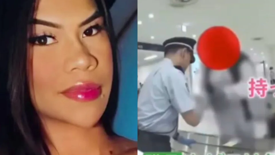 Vídeo mostra momento em que amazonense é presa com drogas escondidas no sutiã em aeroporto do Japão