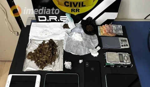 Polícia Civil desarticula ponto de venda de drogas em barbearia no Centro de Boa Vista