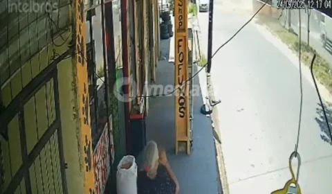 Veja o momento do acidente entre ‘Amarelinho’ e carreta que deixou vários feridos no Nova Cidade