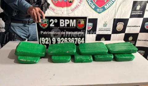 PM apreende cerca de 9 kg de drogas em comunidade rural de Itacoatiara