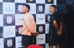 Dupla é presa com motocicleta roubada durante assalto a motorista de aplicativo em Manaus