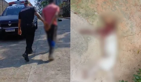 Homem mata cachorro a golpes de facão e é preso horas depois em Carauari