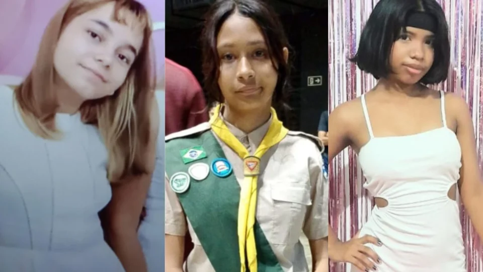 Polícia Civil divulga imagens de três adolescentes desaparecidas em Manaus