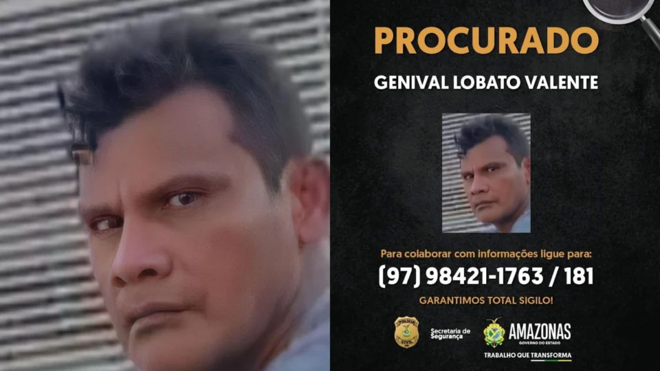 Polícia Civil divulga imagem de condenado por estupro de vulnerável em Humaitá