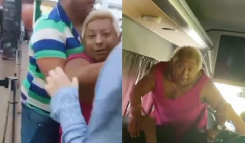 Vídeo mostra confusão envolvendo Patixa Teló dentro de van em Maceió