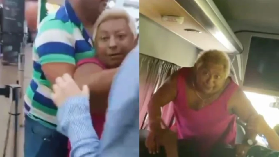 Vídeo mostra confusão envolvendo Patixa Teló dentro de van em Maceió
