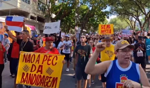 Veja o vídeo: Manauaras protestam contra PEC da blindagem e anistia a aliados de políticos condenados