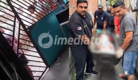 Vídeo: Veja o momento da agressão que terminou com a morte de homem acusado de abusar de criança no Japiim