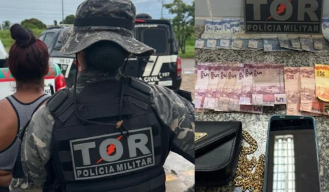 PM prende mulher com skunk, cocaína e crack em operação no Pricumã em Boa Vista