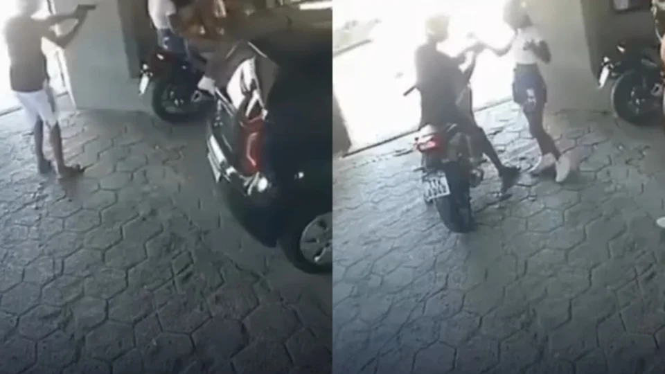 Veja o vídeo: Casal é assaltado na entrada de motel no Rio; crime foi flagrado por câmeras de segurança