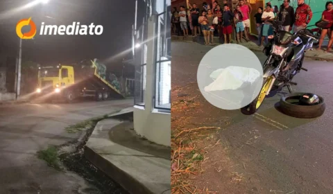 Prefeitura envia máquinas para limpar Avenida Curaçao após jovem ser atropelada por ônibus ao passar sobre lixo com motocicleta