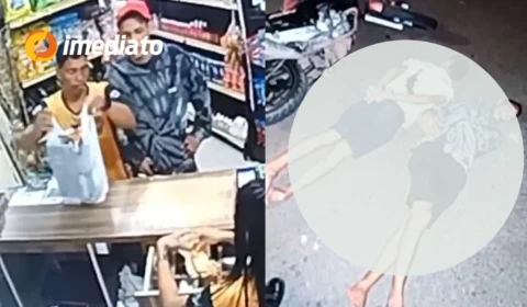 VÍDEO: Dupla de criminosos é presa após assaltar conveniência no bairro Cidade Satélite, em Boa Vista