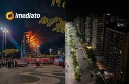 VÍDEO: Imagem de suposto incêndio em prédio na Ponta Negra que circula em grupos de mensagens é falsa