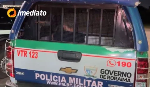 Homem é detido pela polícia por praticar direção perigosa em via pública de Boa Vista