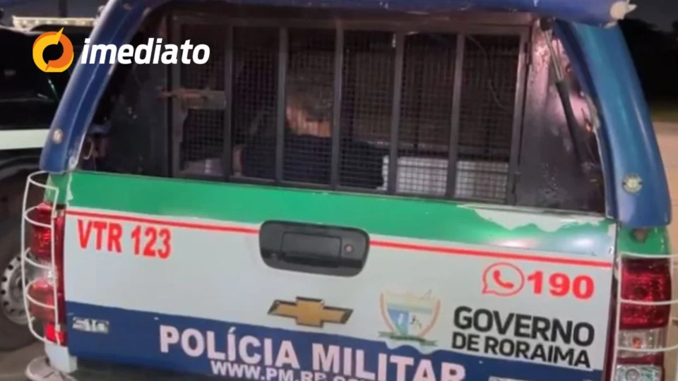 Homem é detido pela polícia por praticar direção perigosa em via pública de Boa Vista