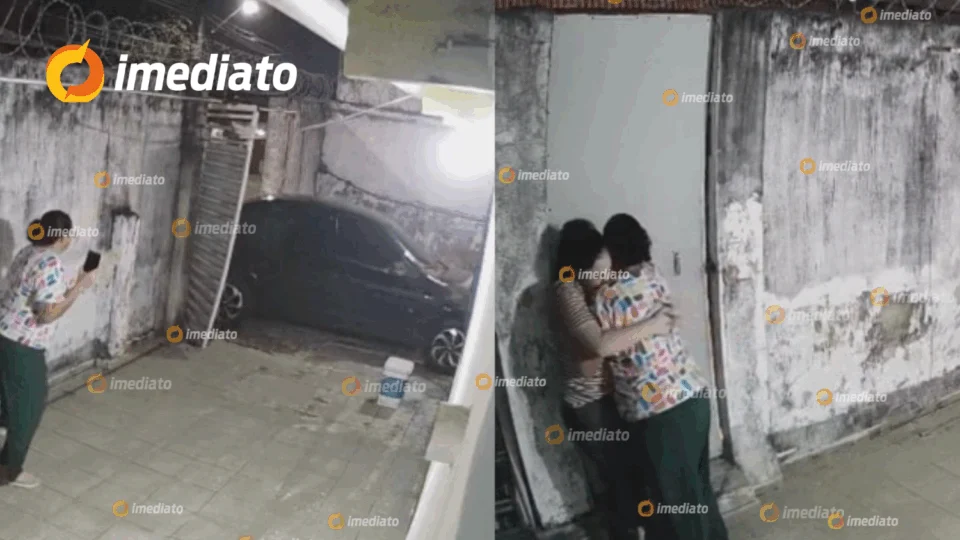 VEJA VÍDEO: Família vive momentos de pânico ao ser feita refém durante assalto na garagem de casa em Manaus