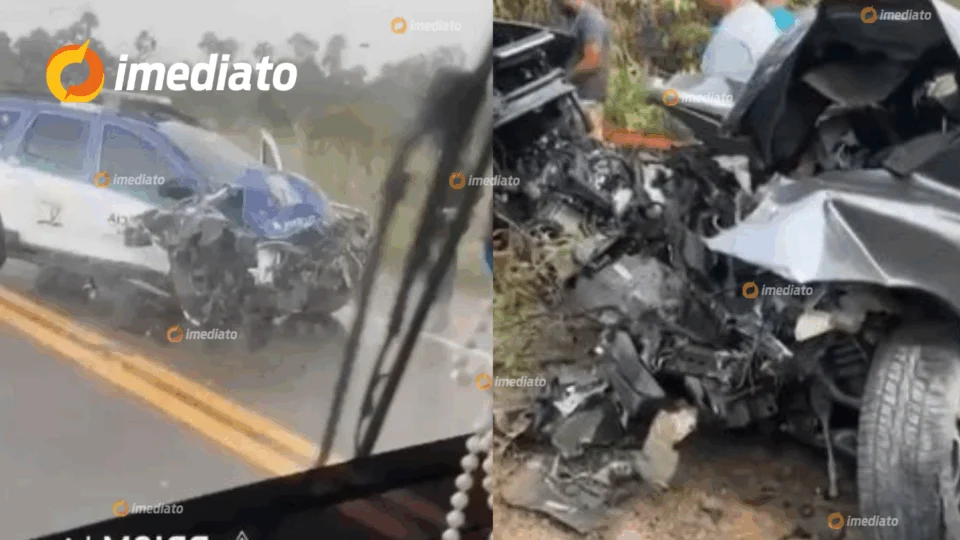 VÍDEO: Dois acidentes graves na BR-174, em Roraima, deixam feridos e uma vítima fatal