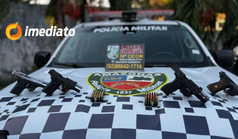 Homem é preso com armas e munições em residência no bairro Valparaíso