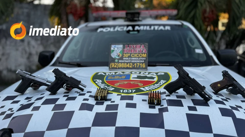 Homem é preso com armas e munições em residência no bairro Valparaíso