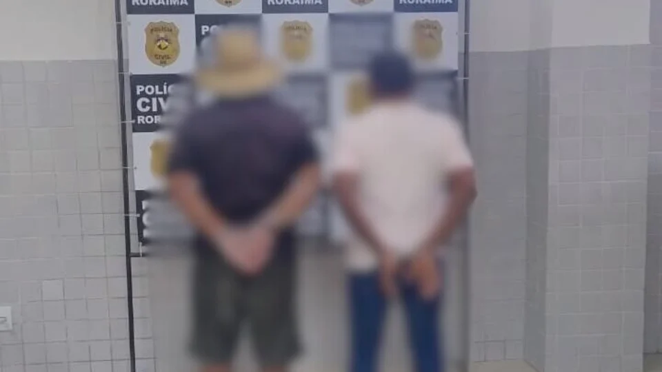 PC de Roraima prende dois suspeitos de violência sexual contra adolescente em Caracaraí