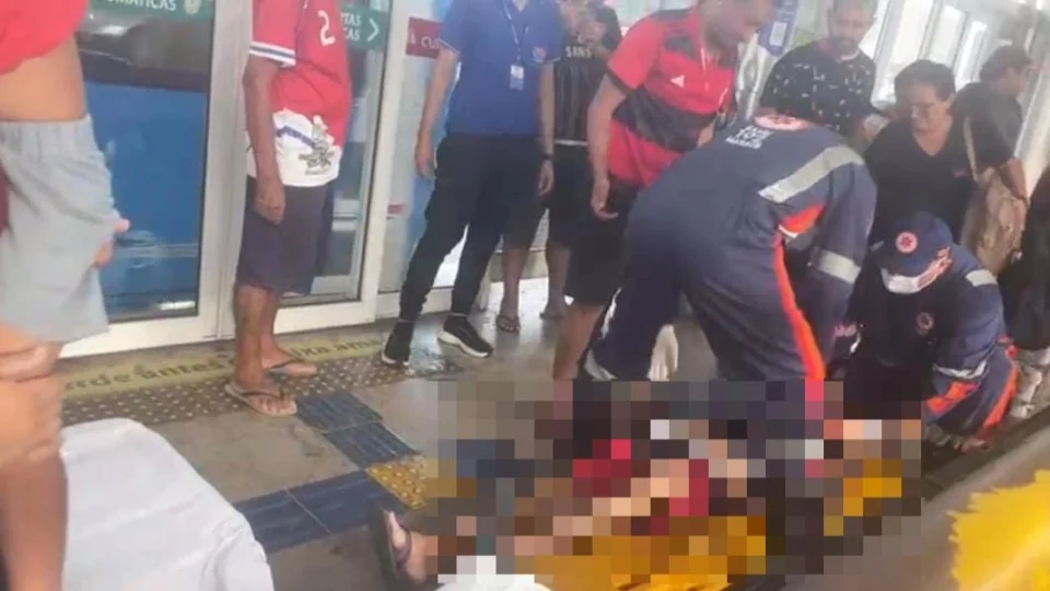 Idoso é agredido em plataforma de ônibus na avenida Constantino Nery