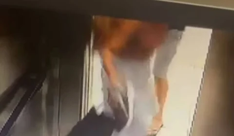 Mulher é agredida por namorado em hotel de Palmas; câmeras registraram o momento da violência