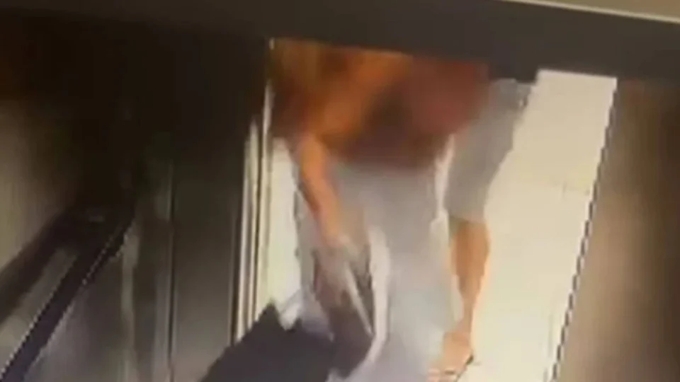 Mulher é agredida por namorado em hotel de Palmas; câmeras registraram o momento da violência