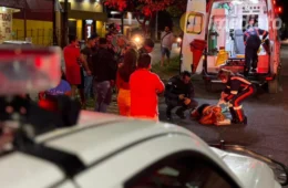 Motociclista atropela mulher e foge sem prestar socorro na Avenida Margarita, em Manaus