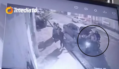 VÍDEO: Família é rendida por assaltantes armados em frente à residência no Parque das Nações, em Manaus