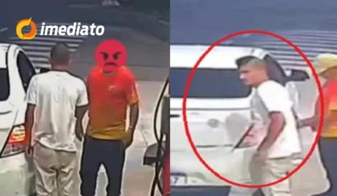 VÍDEO: Motorista foge sem pagar abastecimento em posto de combustível na avenida Constantino Nery