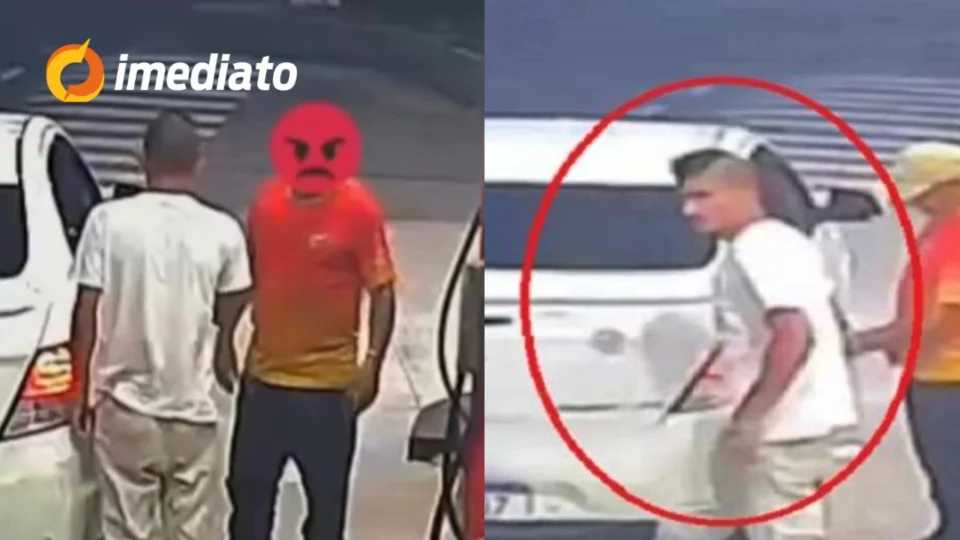 VÍDEO: Motorista foge sem pagar abastecimento em posto de combustível na avenida Constantino Nery