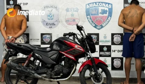 Homem tenta fugir da Rocam e é preso com amigo por tráfico de drogas no bairro Nova Floresta