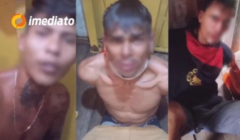 VÍDEO: Facção realiza ‘tribunal do crime’ e tortura três homens acusados de assaltos no Amazonas
