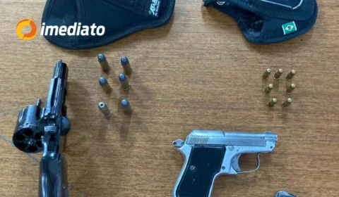 VÍDEO: Homem é preso em flagrante por violência doméstica e posse ilegal de arma de fogo em Manaus