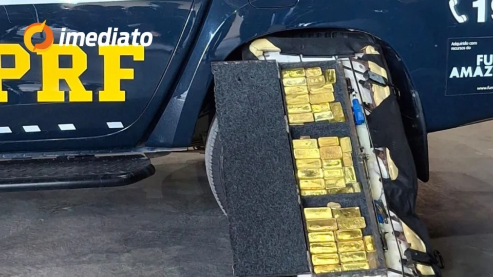 PRF apreende cerca de 36 kg de ouro, avaliados em R$ 25 milhões, escondidos em veículo na BR-174, em Boa Vista