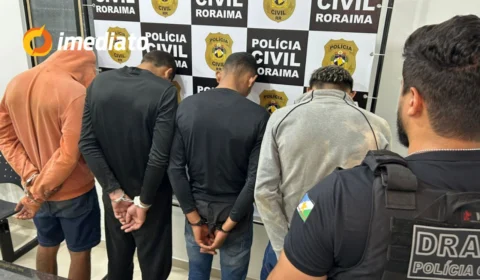 VÍDEO: Quatro suspeitos de envolvimento em sequestro de idoso são presos em operação integrada em Roraima