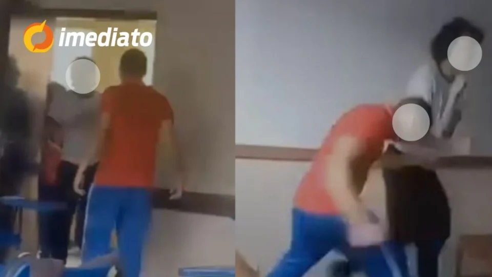VÍDEO: alunos se agridem com socos dentro de sala de aula no bairro Compensa, em Manaus