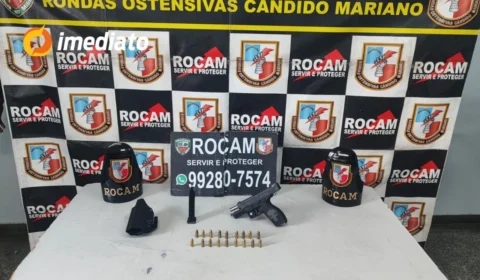 ROCAM prende homem com pistola turca e munições na zona Norte de Manaus após denúncia anônima