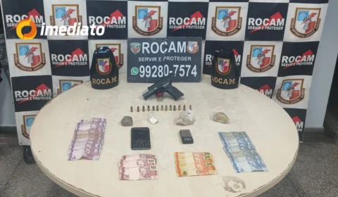 ROCAM prende homem armado e com drogas no bairro São José após denúncia anônima