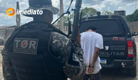 Foragido da Justiça por roubo é preso em abordagem do TOR no bairro Nova Cidade, em Boa Vista