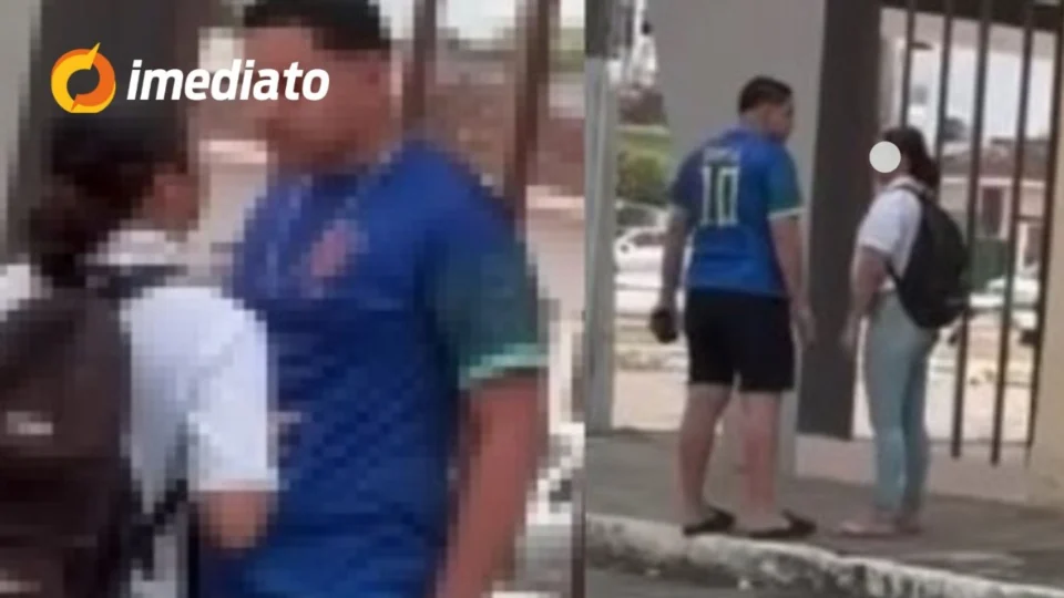 VÍDEO: Homem é flagrado agredindo a namorada e destruindo o celular dela durante discussão