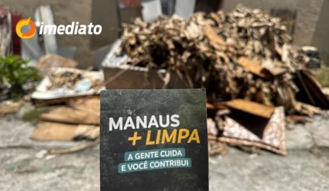 Moradora denuncia acúmulo de lixo há dois meses na rua Castro, no bairro Novo Aleixo