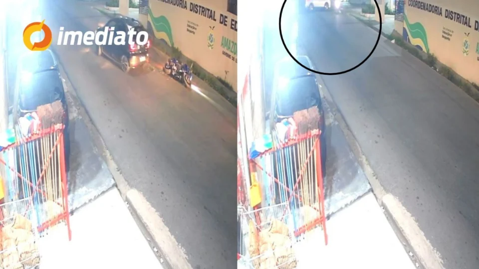 VÍDEO: Imagens mostram momento exato de acidente que vitimou jovem no bairro Novo Aleixo