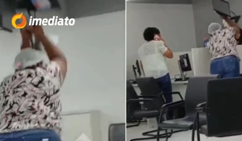 VÍDEO: Mulher destrói equipamentos de concessionária após ficar 15 dias sem energia no Piauí