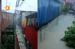 Moradores do Beco Bom Jesus, pedem drenagem de igarapé após constantes alagações no Zumbi dos Palmares