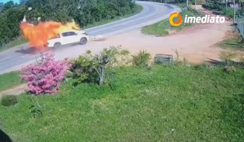Curva da morte: Casal morre após moto explodir em colisão com caminhonete na ERS-350, em Chuvisca