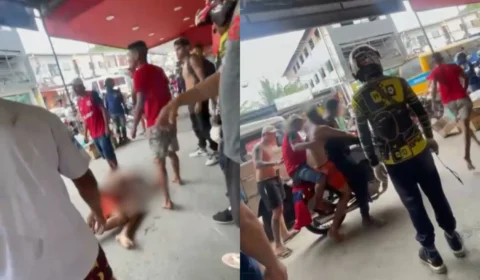 Veja o momento em que filho que matou a própria mãe é capturado e morto pelo “Tribunal do Crime”